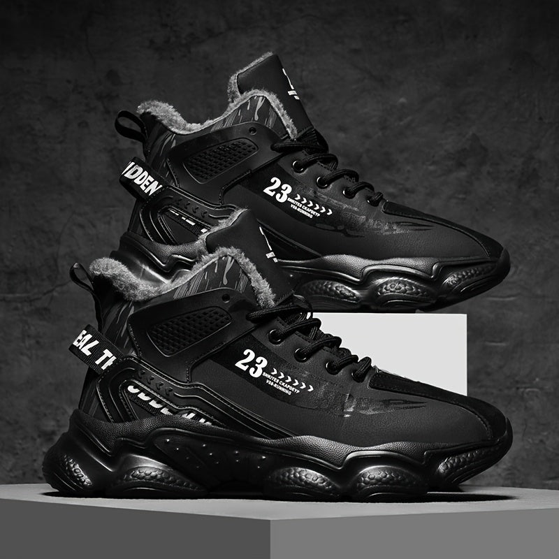 Men's Fashion Flannel-Lined Snow Sports Shoes
