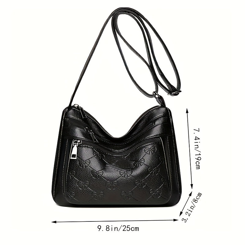 Unisex չեզոք քիվիլացված քառակուսի խաչաձև պայուսակ, թեթև պատահական սպորտային ճամփորդական փոքրիկ պայուսակ տղամարդկանց և կանանց համար: