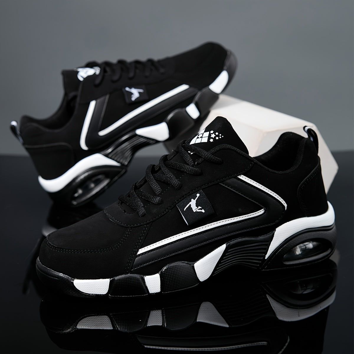 Breathable Fitness Training Sneakers - Durable Air-Cushioned Outdoor Casual Shoes, Suitable for Running And Everyday Use - ayq