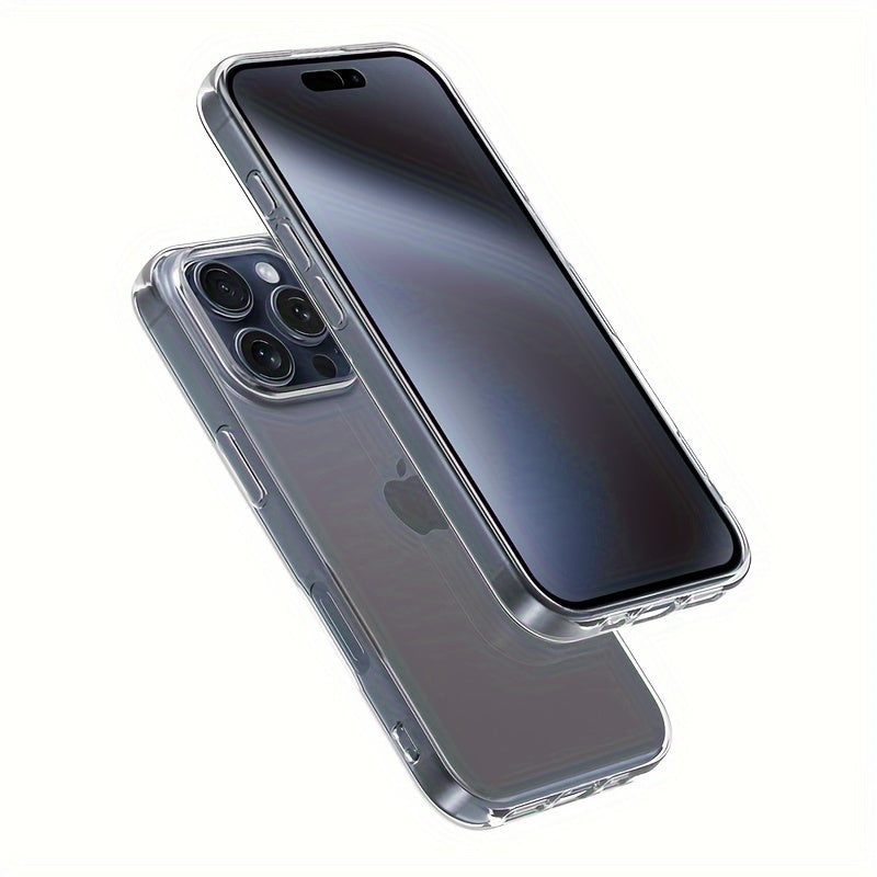 Mobile Phone Case for Iphone 16 Pro Max, Transparent Mobile Phone Case for Iphone 16 Plus, Simple And Thin Protective Case TPU Soft Case