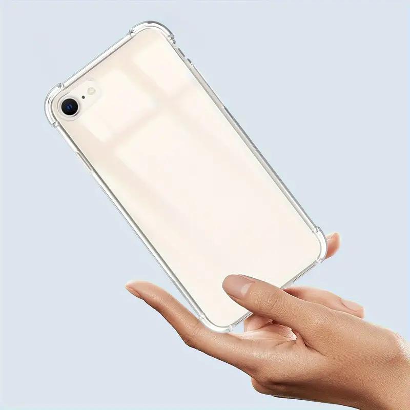 Transparent Case for Iphone Models 16E, 16 Pro, 16 Plus, 16 Pro Max, As Well As 15, 14, 13, 12, 11 Pro, Xs Max, Xr, Xs, 8, And 7, Featuring Shockproof Corners And a Slim, Flexible TPU Design.