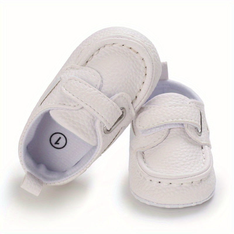 Casual Comfortable Sneakers With Hook And Loop Fastener For Baby Boys And Girls, Lightweight Non Slip Walking Shoes For Indoor Outdoor, All Seasons