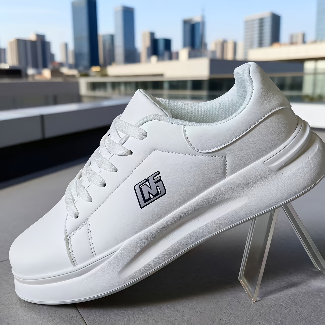 Unisex Four-Season GNF Flash Men's Casual Sneakers, Spring/Autumn Lace-Up Low-Price Promotion Men's Skate Shoes, Spring Trendy Versatile Unisex Couple Tennis Shoes, Simple and Fashionable, Suitable for: Casual/Sports/Commutin - ayq