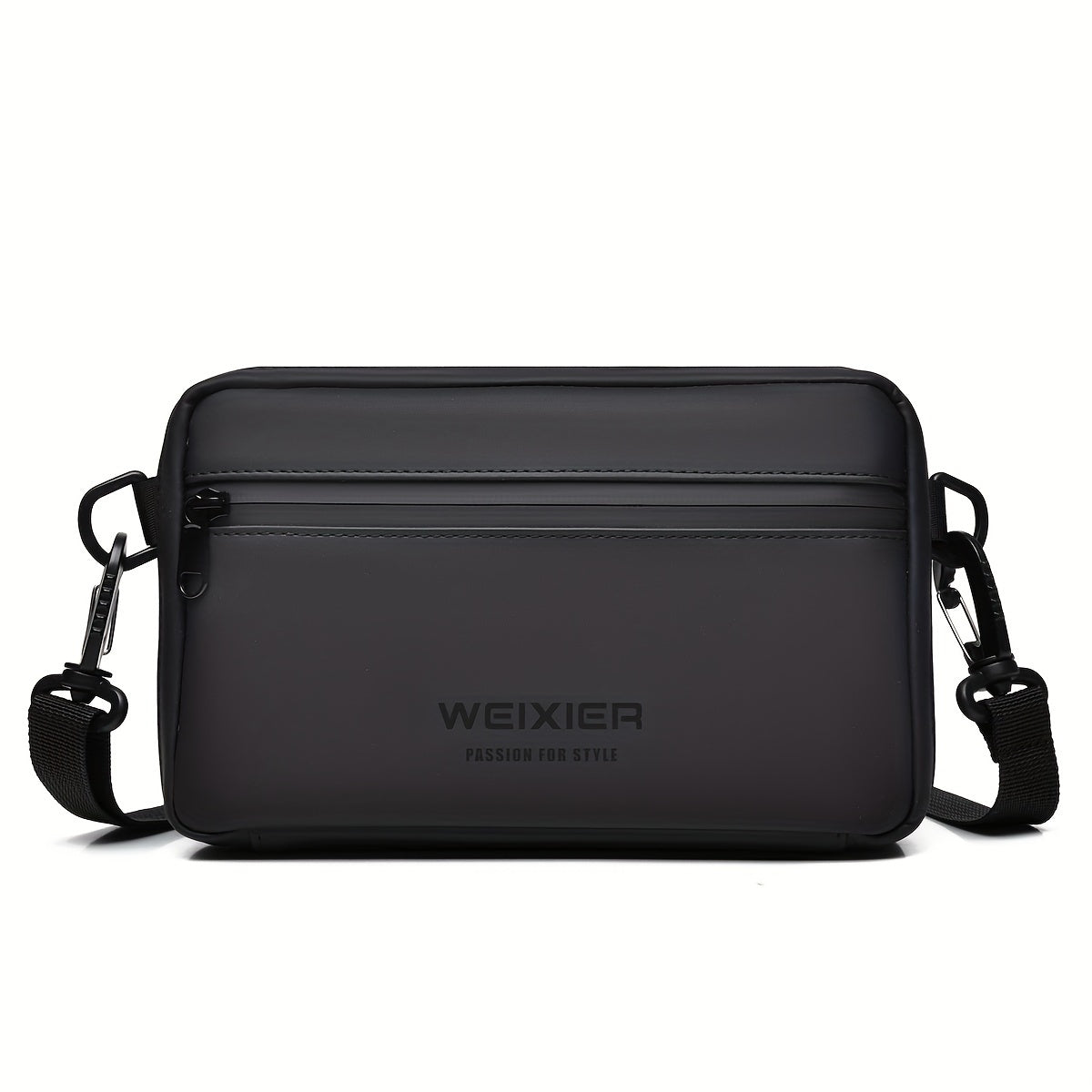 WEIXIER Unisex Fashion Messenger Bag, Shoulder Satchel with Detachable Strap, Polyester Lined, Business Briefcase for Commuting Outdoor, Ideal Gift for Husband Or Boyfriend