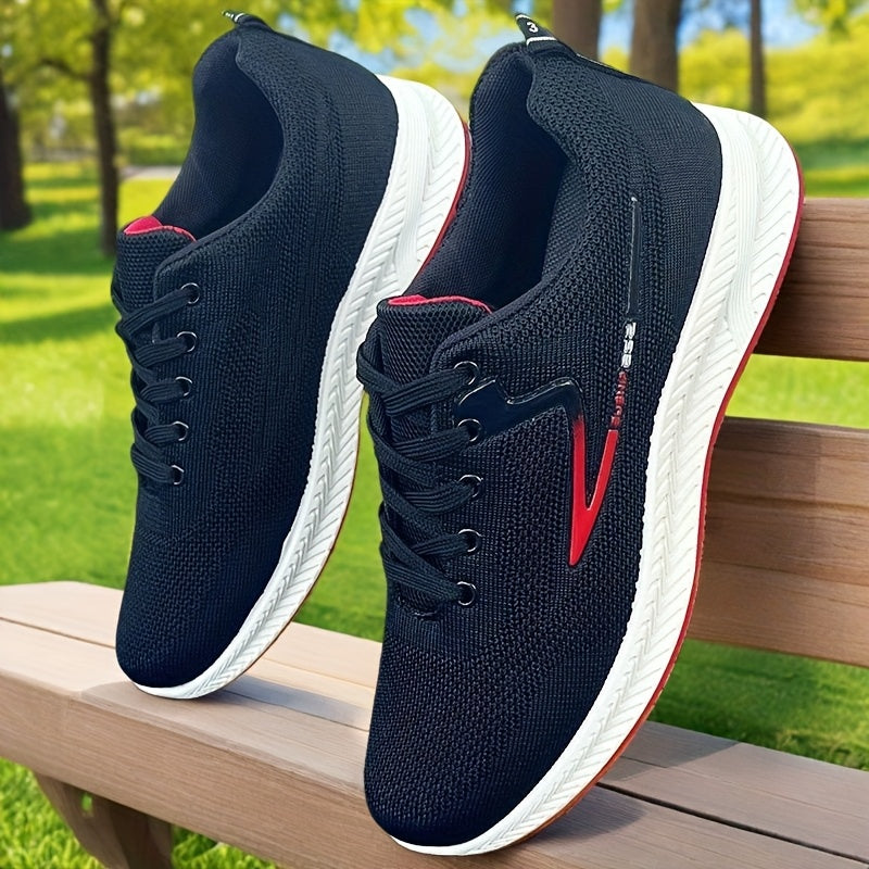 Men'S Breathable Mesh Shoes, Trendy And Versatile Casual Footwear, Slip-Resistant And Durable, Soft-Soled Stylish Shoes.