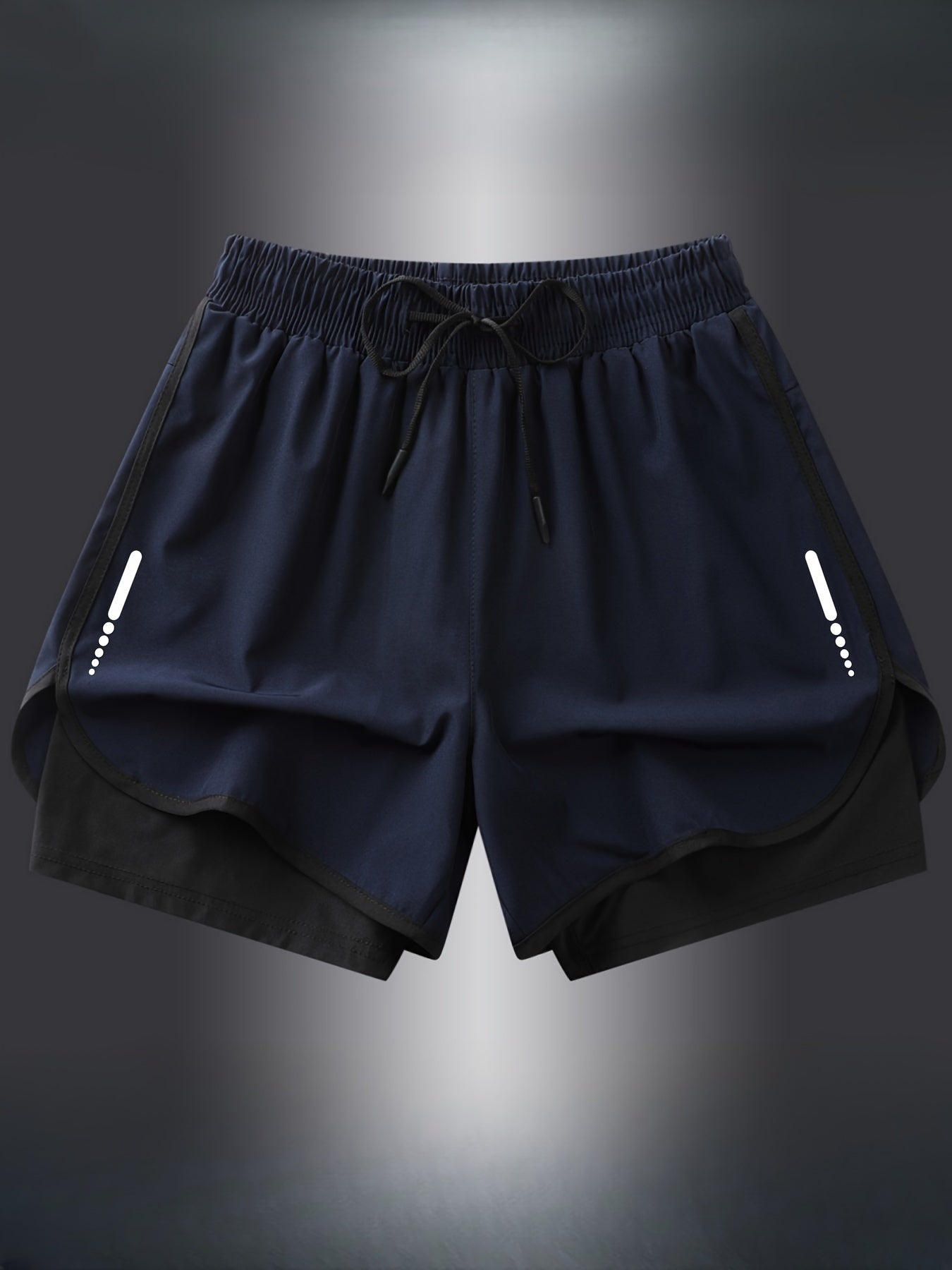 Durable Build, Women's Comfortable Training Casual Woven Shorts, Geometric-Pattern Polyester 92.0% Elastane 8.0%, Lightweight Trendy Slimming Athletic Shorts for Spring/Summer/Fall