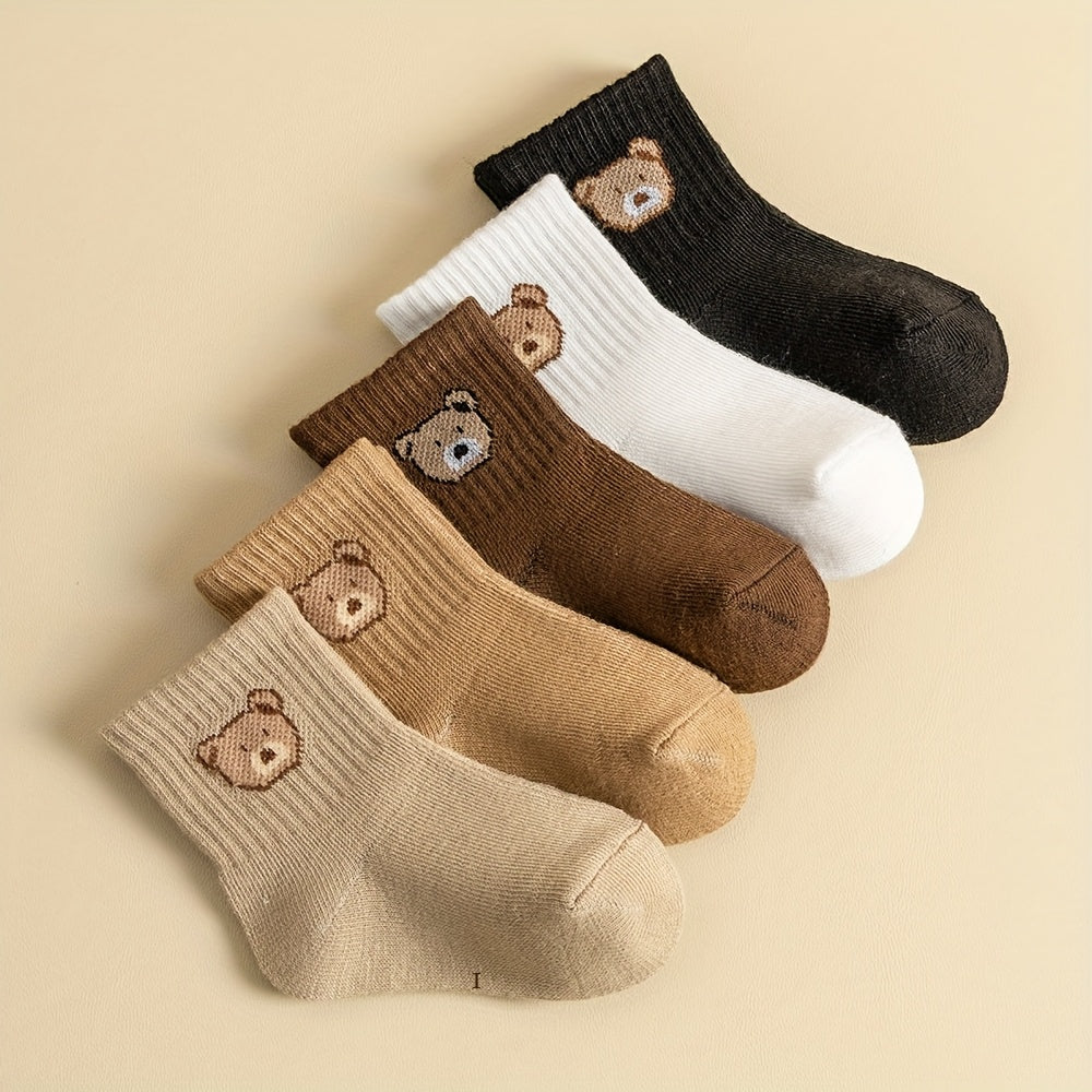 5 Pairs Youngsters Socks Youngsters Socks for Youngsters Boys Girls Youngsters Youngsters Socks Cartoon Pattern