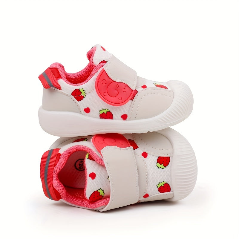 Cute Cartoon Spring And Autumn Baby Toddler Sports Shoes, Suitable For 0-2 Year Old Boys And Girls, With Soft Rubber Soles, Anti-slip And Breathable, Suitable For Boys And Girls To Wear For Outings.