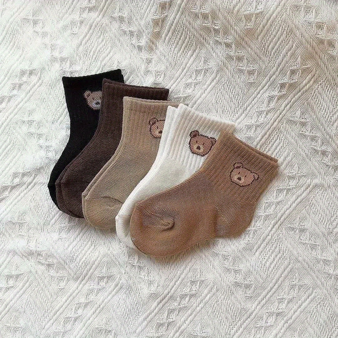 5 Pairs Youngsters Socks Youngsters Socks for Youngsters Boys Girls Youngsters Youngsters Socks Cartoon Pattern