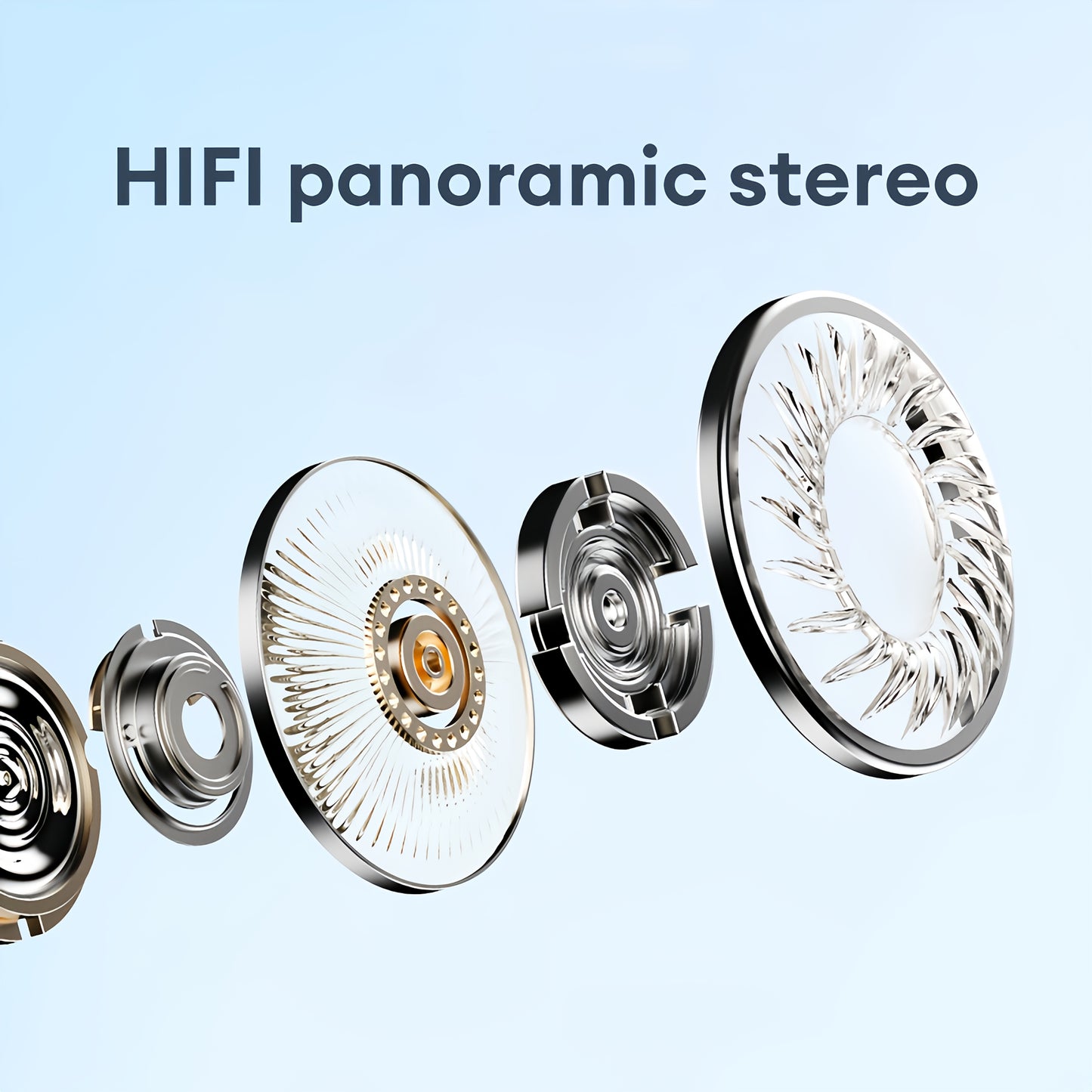 Lenovo ThinkPlus Hifi Panoramic Stereo Earbuds - Crystal Clear Sound, Ergonomic Design, Long Battery Life, Advanced Noise Cancellation, USB-C Fast Charging Case, Wireless Audio|Ergonomic Earbuds|Compact Design, Earbud Case