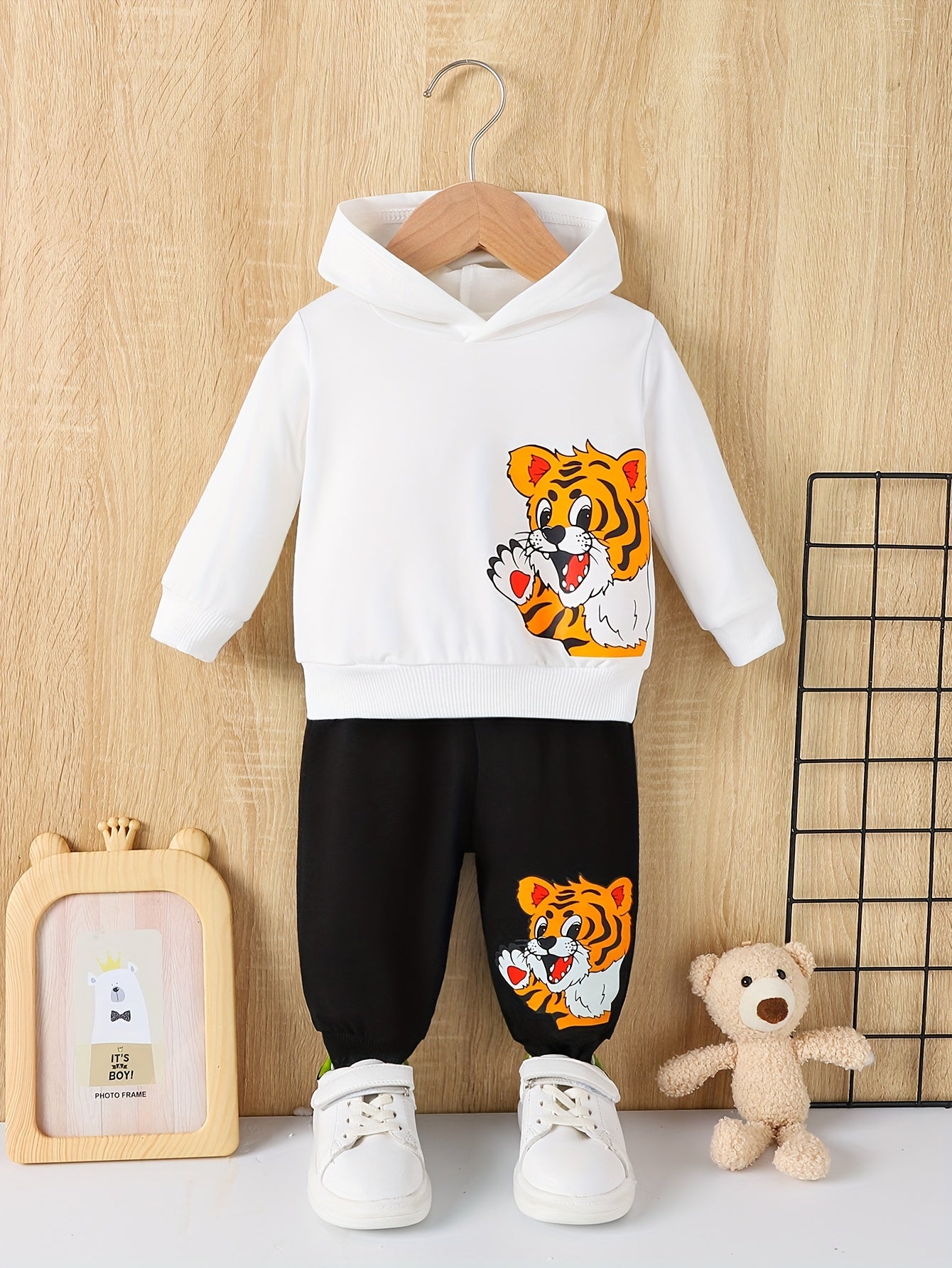 Toddler Baby Boy Clothes Outdoor Set Long Sleeve Sweatshirt Top Casual Pants Fall Winter Outfit Sweatsuit