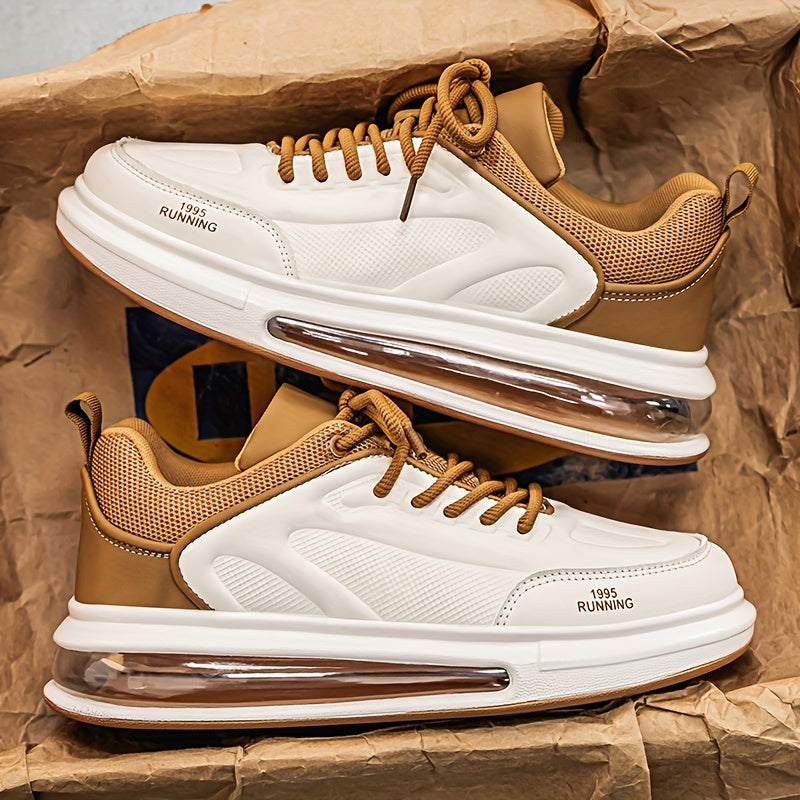 Տղամարդու ոճային ցածրակրունկ վազքի սպորտային կոշիկներ՝ բաց կապույտ, սև գույնի, շնչող ցանցկեն աստառով, ռետինե ներբանով, կապիչներով դիզայն՝ ամենօրյա սպորտային հագուստի համար, ամենօրյա սպորտային կոշիկներ՝ ոճային կապիչներով, հարմարավետ չափսերով։