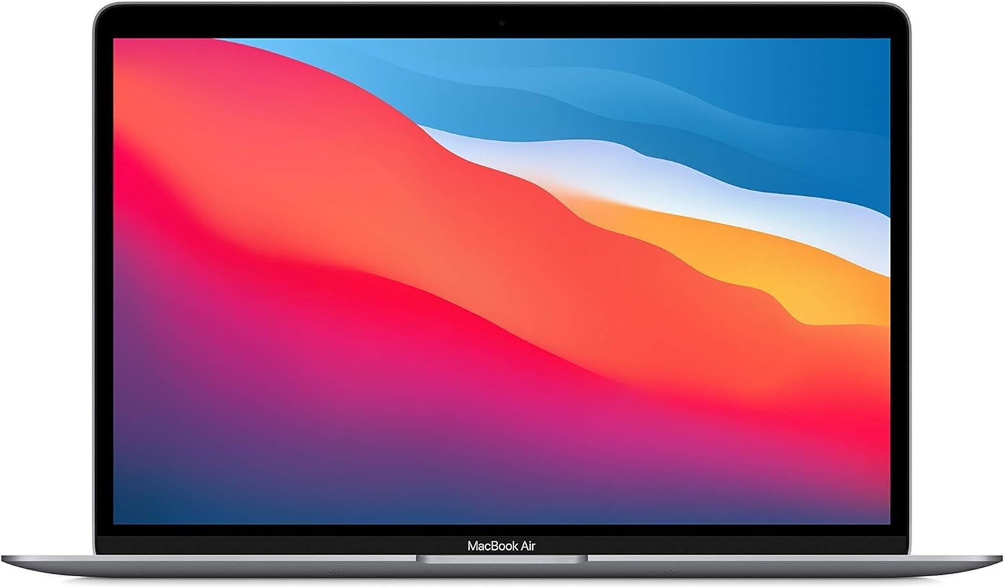 2020 Apple Macbook Air Laptop: Apple M1 Chip, 13” Retina Display, 8GB RAM, 256GB SSD Storage, Backlit Keyboard, Facetime HD Camera, Touch ID. Works with Iphone/Ipad; Space Gray