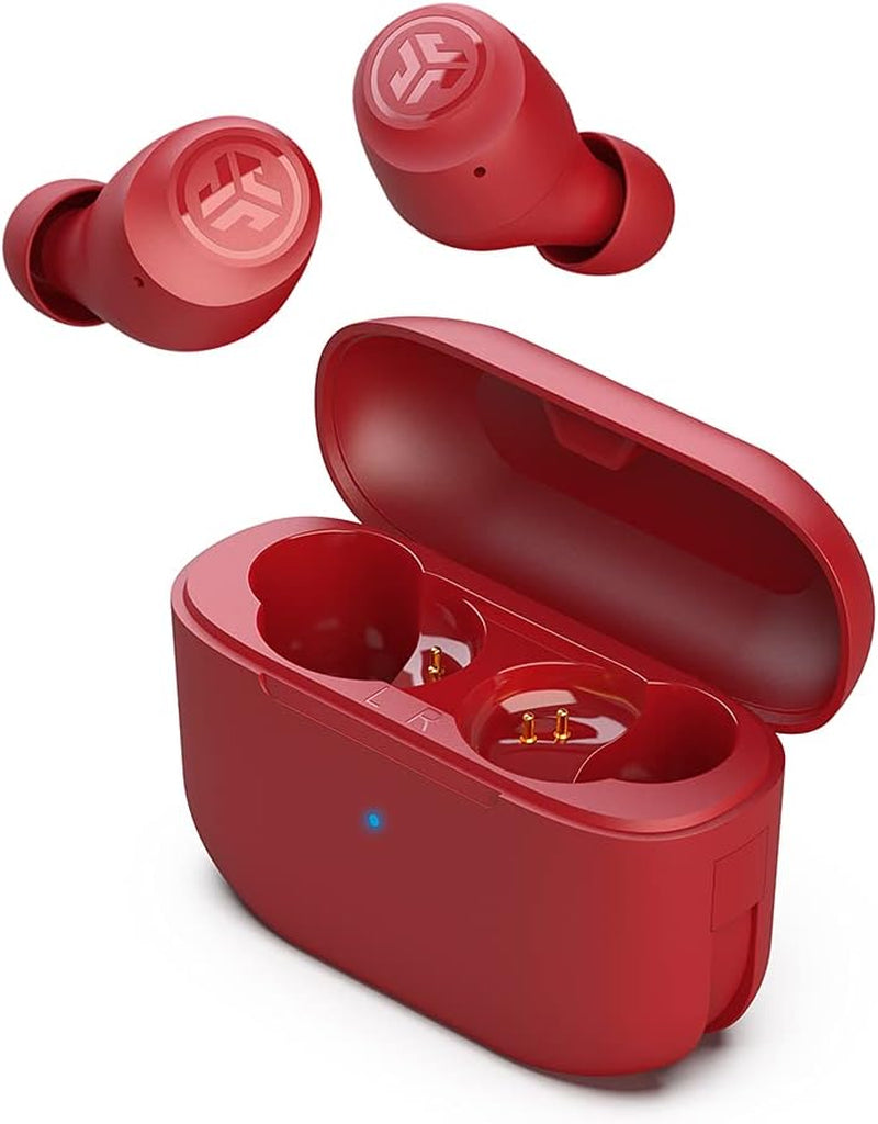 Jlab Go Air Pop True Wireless Bluetooth Earbuds & Charging Case - Black, Dual Connect, IPX4 Sweat Resistance, Bluetooth 5 Connection, 3 EQ Sound Settings Signature, Balanced, Bass Boost