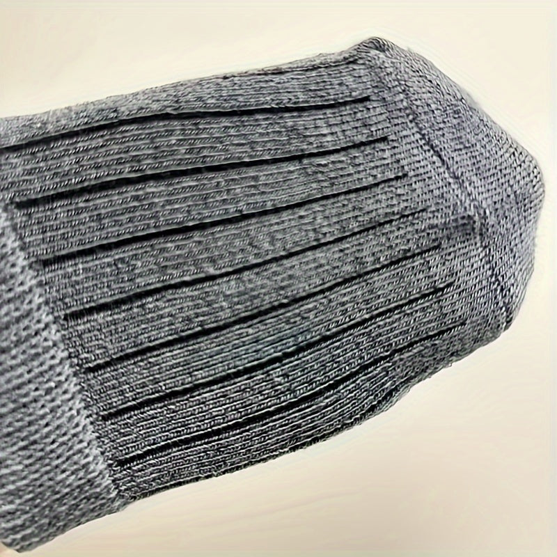 5pcs/3pcs Cute joyful Face & Striped Cotton Blend Youngsters Socks - Perfect for Boys & Girls 0-5 Years, All Seasons