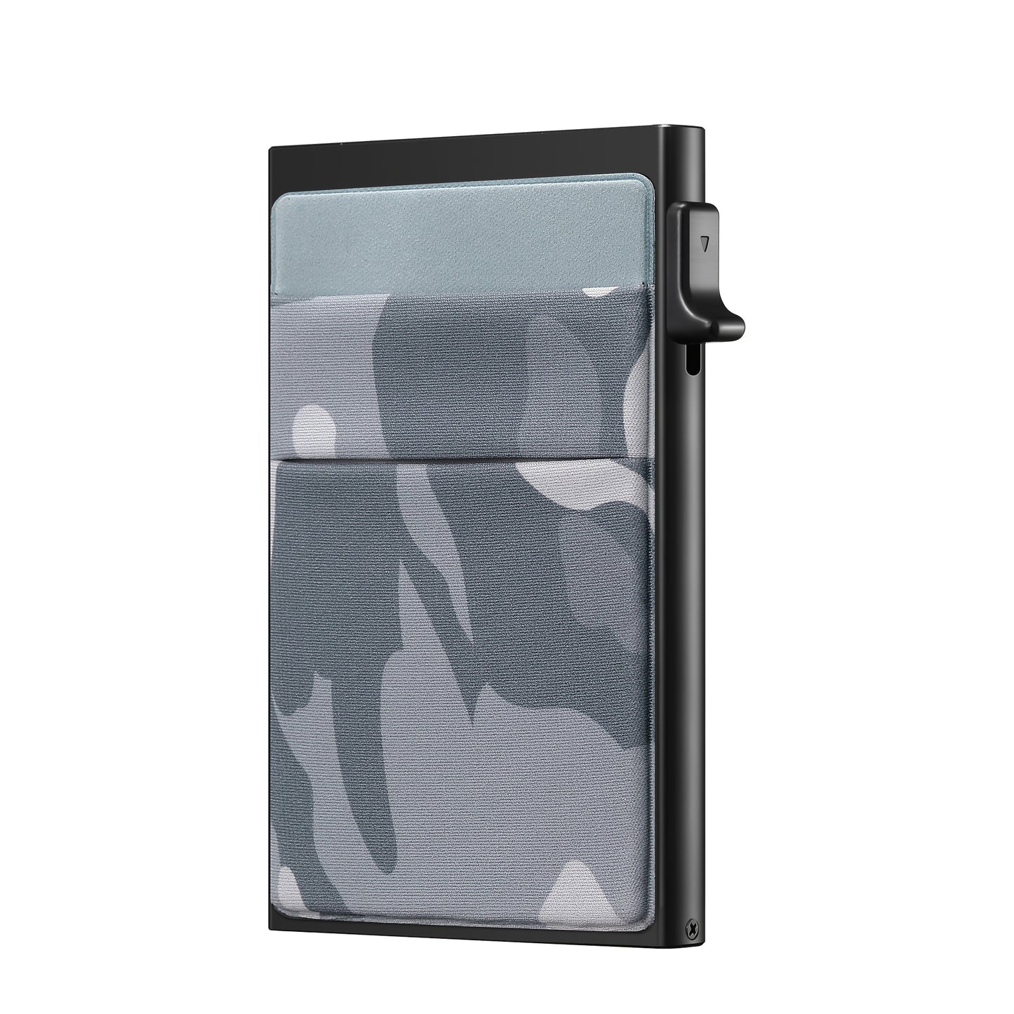 Simple RFID Blocking Aluminum Alloy Credit Card Holder with Money Bag for Men