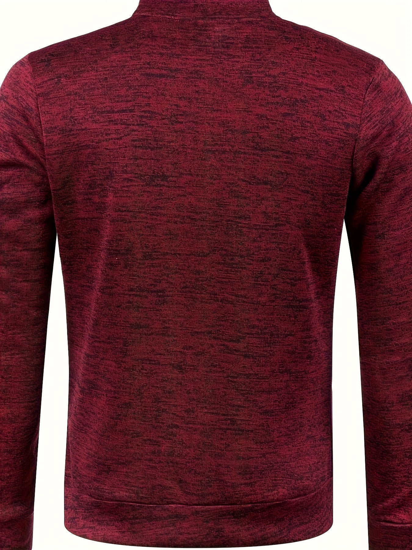 Elegant Mid Stretch Cardigan, Men's Casual Full Zip Up Cardigan Sweater Coat For Fall Winter