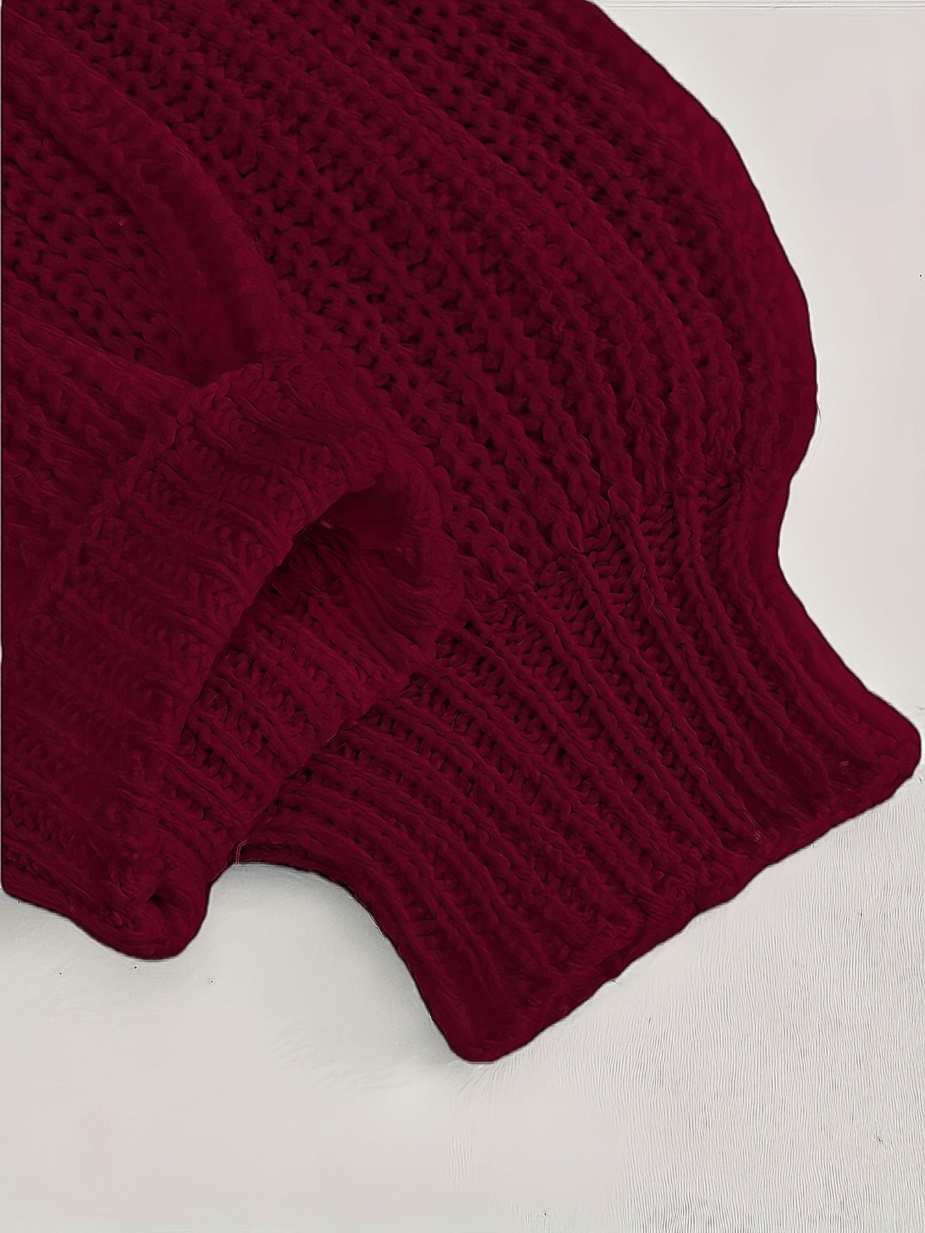 Elegant Drop Shoulder Women's Knit Cardigan with Contrasting Buttons - Long Sleeve, Ribbed Detail, Polyester, Perfect for Fall/Winter
