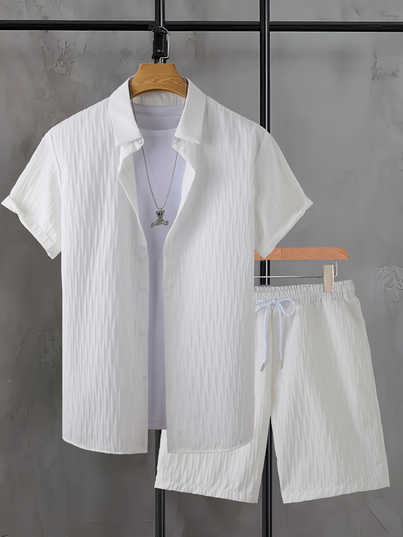 Men's Fashion Casual Shirt Suit