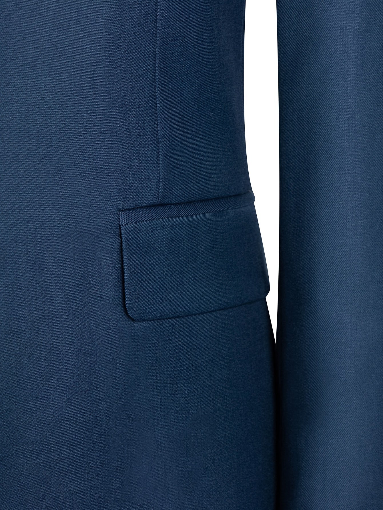 Men's Solid Color Work Suit Set with Vest and Pants