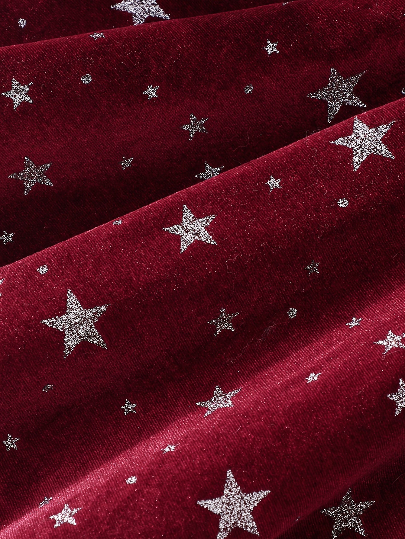 Girls' Long Sleeve Party dress - Elegant Burgundy Formal & Everyday Winter Outfit with Back Bow, Soft Velvet-like Fabric for Birthday, Christmas, School - Girls' Clothing Gift for Fall/Winter Seasons, Festive Occasions, Styli