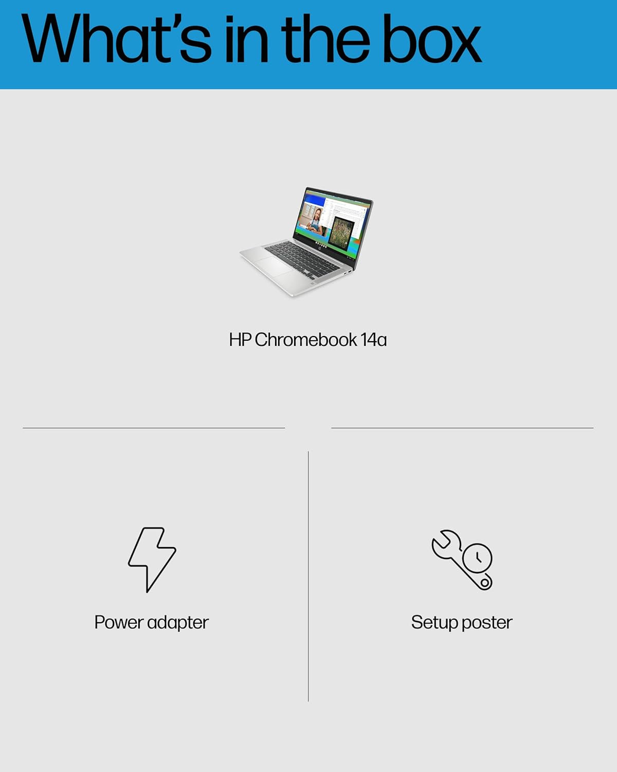HP Chromebook 14 Laptop, Intel Celeron N4120, 4 GB RAM, 64 GB Emmc, 14" HD Display, Chrome OS, Thin Design, 4K Graphics, Long Battery Life, Ash Gray Keyboard (14A-Na0226Nr, 2022, Mineral Silver)