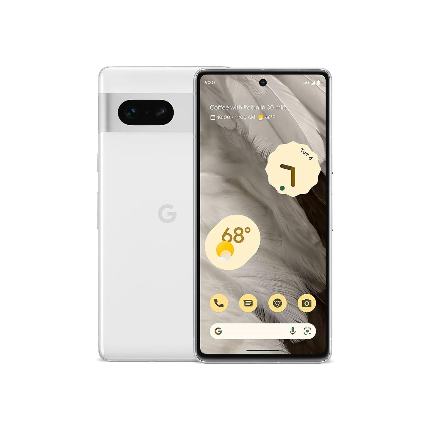 Google Pixel 7-5G Android Phone - Unlocked Smartphone with Wide Angle Lens and 24-Hour Battery - 256GB - Snow