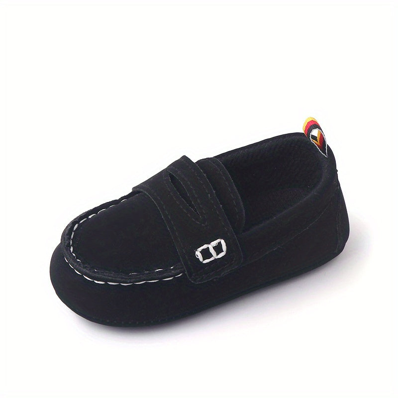 Kids' Summer Slip-On Loafers - Non-Slip Sole, Solid Color Casual Shoes for Boys & Girls with Cartoon Design and Comfortable Fabric Lining, Summer Toddler Footwear