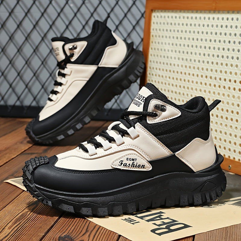 Men'S Outdoor Hiking Boots - Breathable PU Upper, Durable PVC Sole, Suitable for Trekking, Camping and Mountaineering | Military-Style Hiking & Camping Gear