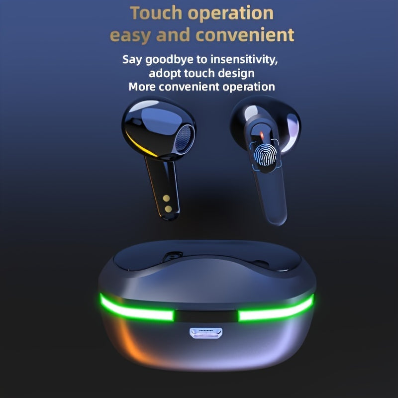 2023 The Latest TWS Wireless Headphones Touch Real Stereo LEDLights Flash Lights Live Show, earpods earbuds headphone headset Super Cool Headphones, Boyfriend AndGirlfriend Birthday Gifts, Easter Halloween Christmas New year