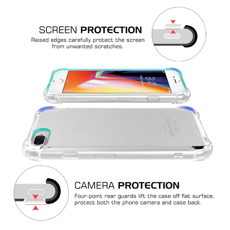 Transparent Case for Iphone Models 16E, 16 Pro, 16 Plus, 16 Pro Max, As Well As 15, 14, 13, 12, 11 Pro, Xs Max, Xr, Xs, 8, And 7, Featuring Shockproof Corners And a Slim, Flexible TPU Design.