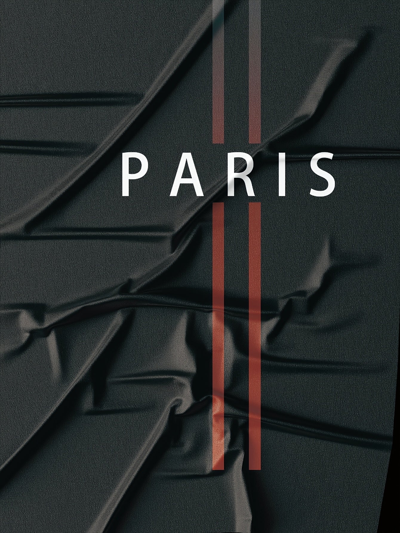 Men'S Paris Graphic Tee - Black Short Sleeve Crew Neck with Red White Stripes, Casual Streetwear Style, Lightweight Polyester Blend, Machine Washable, Everyday Tshirt Bold Graphic Tee Glossy Texture