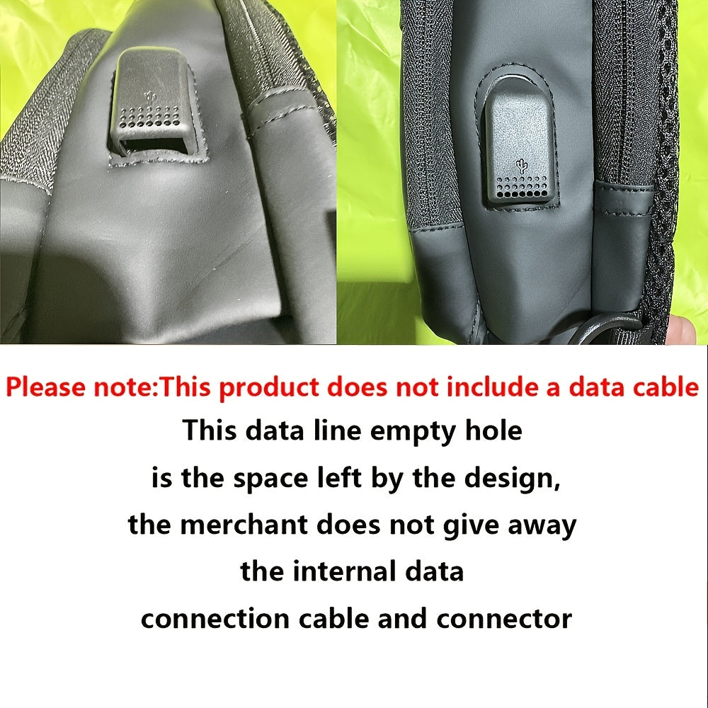 Elegant Black Crossbody Bag with Adjustable Strap, Anti-Theft Zipper Closure, and Polyester Lining - Stylish Chest Bag for Men and Women, Secure Travel Bag Patterned Chest Bag Durable Zipper Closure