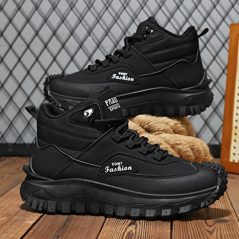 Men'S Outdoor Hiking Boots - Breathable PU Upper, Durable PVC Sole, Suitable for Trekking, Camping and Mountaineering | Military-Style Hiking & Camping Gear