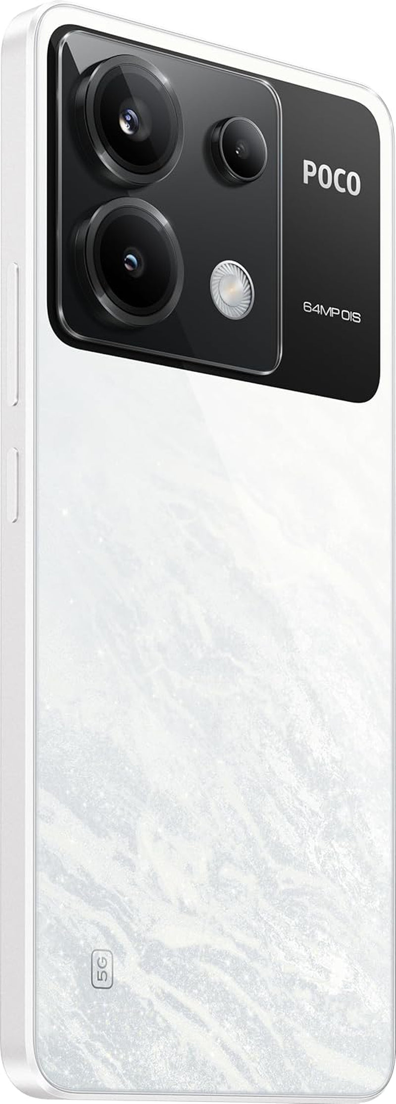 Xiaomi Poco X6 5G + 4G LTE Global Unlocked (256GB + 12GB) GSM 6.67" 64MP Triple Camera (Tmobile Mint Tello Global) + (Car Fast Car Dual Charger Bundle) (White Global ROM)