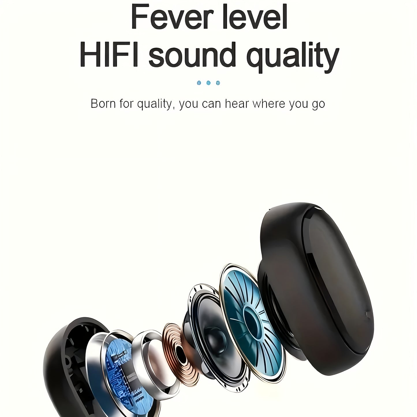 New Wireless Headphones, Stereo Earbuds, Mini Sports Earphones, Compact And Portable, In-Ear Headphones, High-Fidelity Stereo Wireless Headphones, Gaming Headphones, Suitable for Sports, Cycling, Etc., Highly Recommended As G