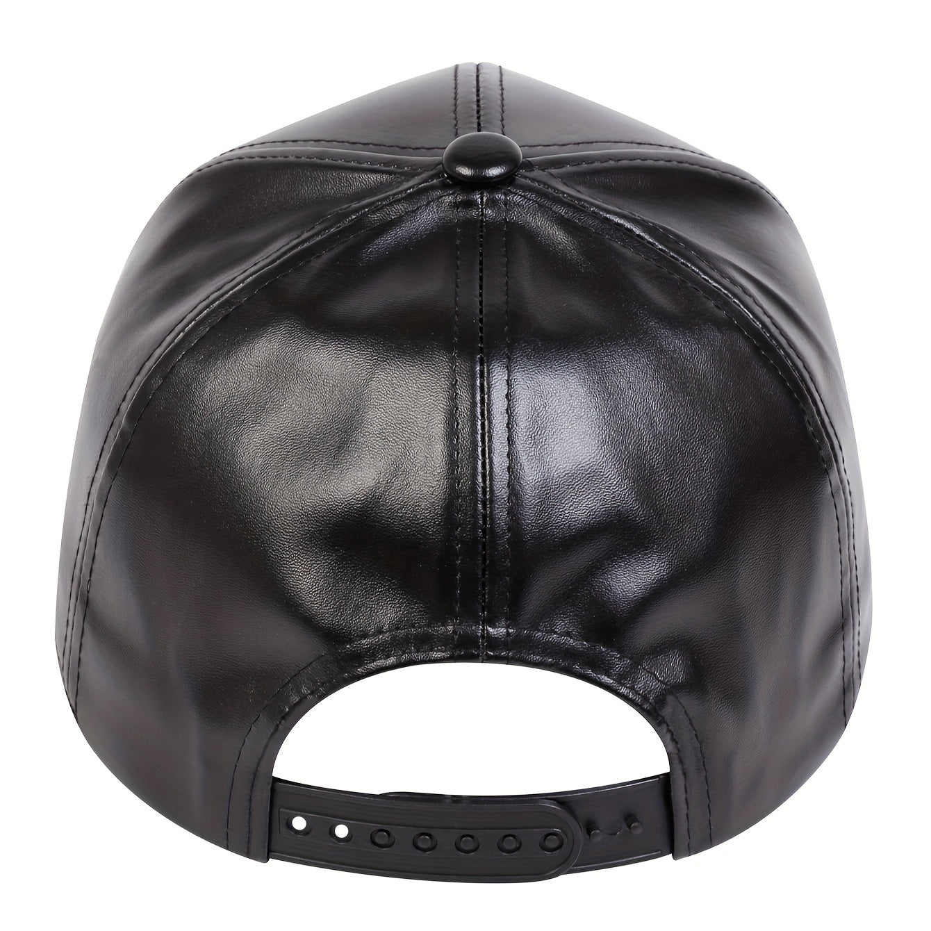 Women's PU Leather Baseball Cap, Adjustable Sun Protection Casual Hat for Spring/Summer Travel and Beach Parties, Movie Theme, Woven Craftsmanship, Buckle Closure, Inelastic Fit, Hats for Summer