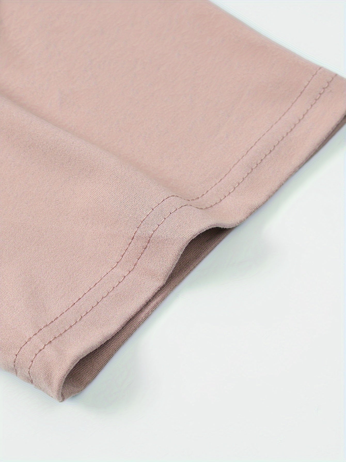 Men'S Casual Crew Neck T-Shirt with Trendy English Print, 95% Polyester 5% Elastane, Slight Stretch Knit Fabric, Regular Fit, Summer Wear - MBDMBD