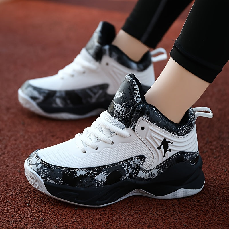 Men's Low-Top Basketball Sneakers | Comfortable Durable Lace-Up Shoes
