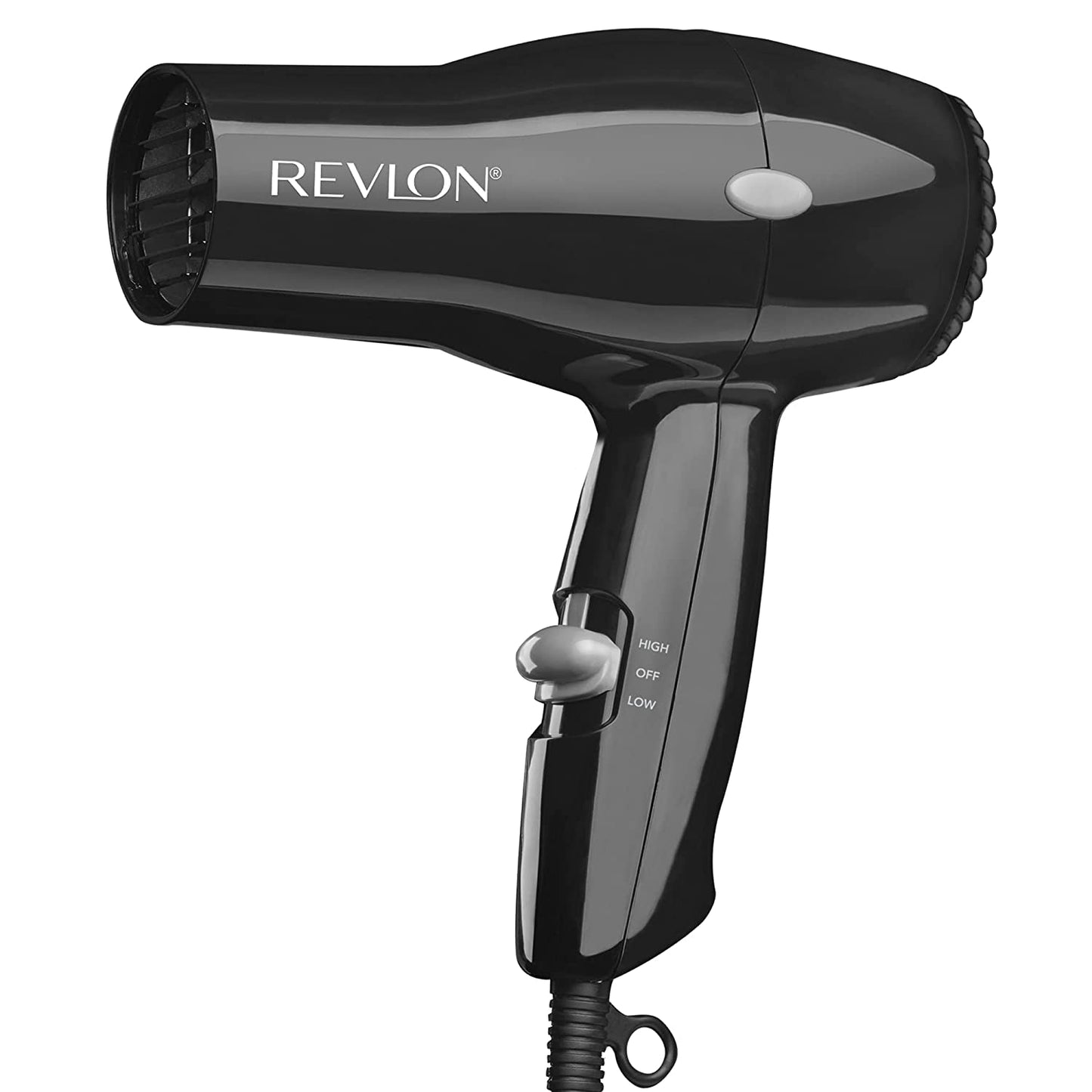 REVLON Compact Hair Dryer | 1875W Lightweight Design, Perfect for Travel, (Yellow)