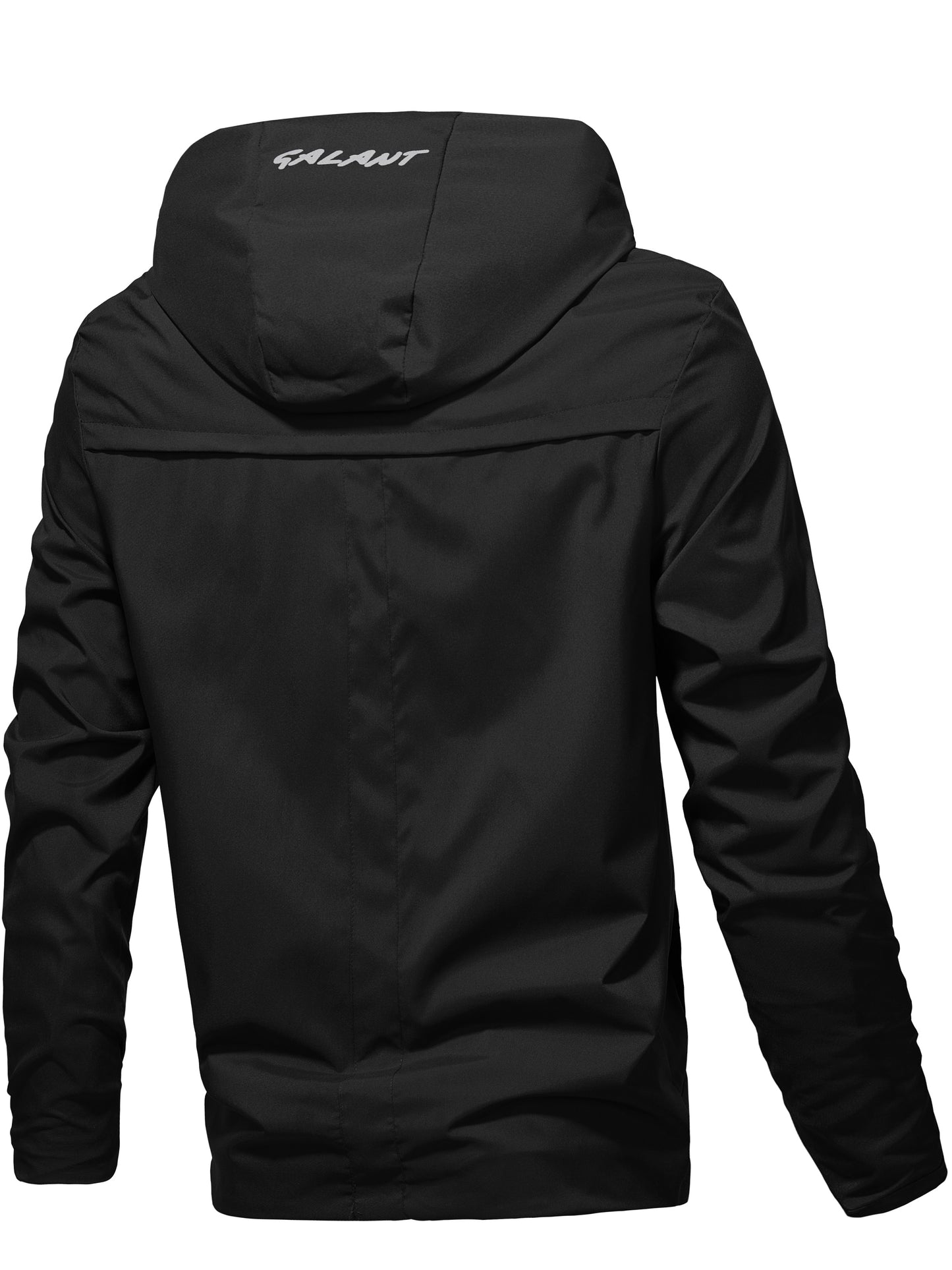 Men's Casual Hooded Jacket, Chic Zip Up Cargo Jacket For Spring Fall Outdoor Activities