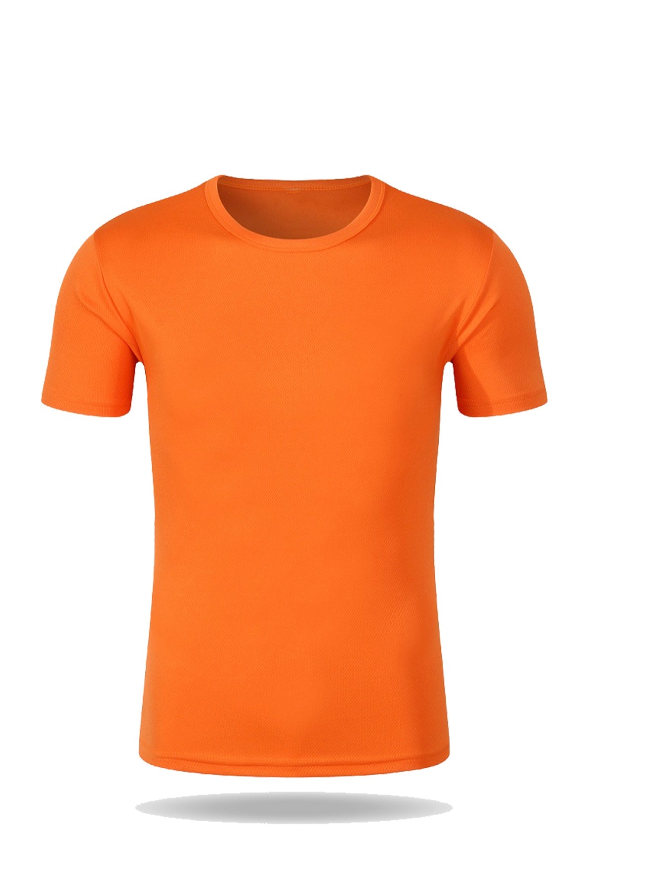 2pcs Men's Quick-Dry T-Shirts - Moisture-Wicking Breathable Gym Shirts with Custom Logo Print, Regular Fit Round Neck for Workout Casual Wear, Workout Shirts, Durable Sportswear