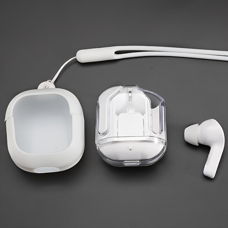 2024 TWS Wireless In-Ear Earbuds with LED Battery Indicator, 150mAh Long-Lasting Charge, Silicone Protective Case - Perfect Gift for Him & Her