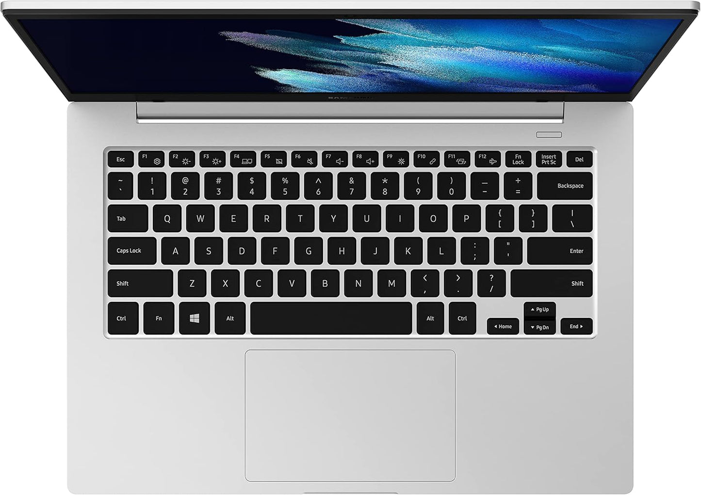 SAMSUNG Galaxy Book Go Laptop Computer PC Power Performance 18-Hour Battery Compact Light Shockproof Design WFH Ready Wifi 5, Silver, 128GB