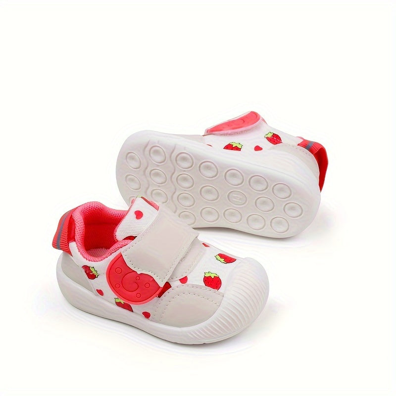 Cute Cartoon Spring And Autumn Baby Toddler Sports Shoes, Suitable For 0-2 Year Old Boys And Girls, With Soft Rubber Soles, Anti-slip And Breathable, Suitable For Boys And Girls To Wear For Outings.