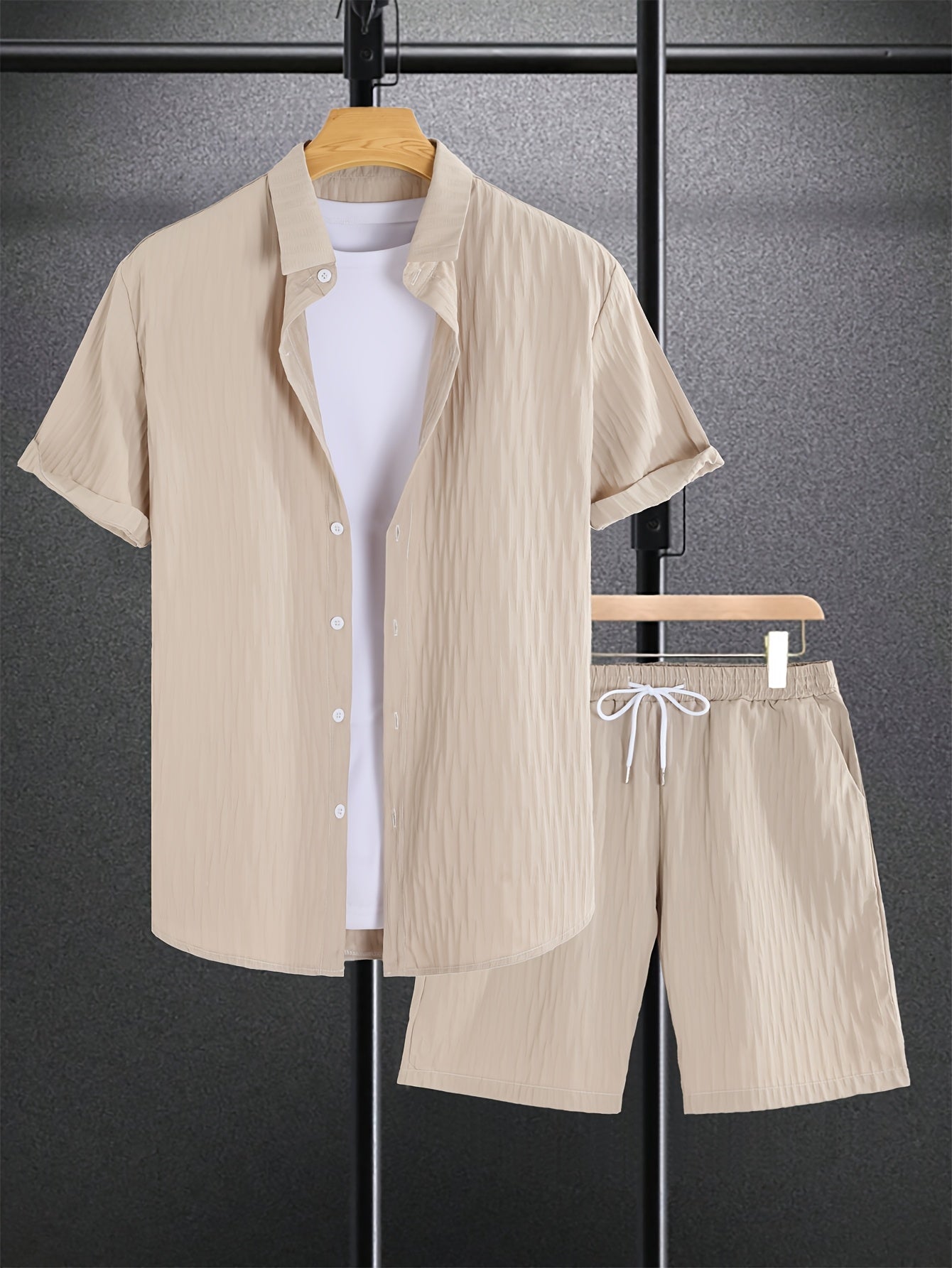 Men's Fashion Casual Shirt Suit