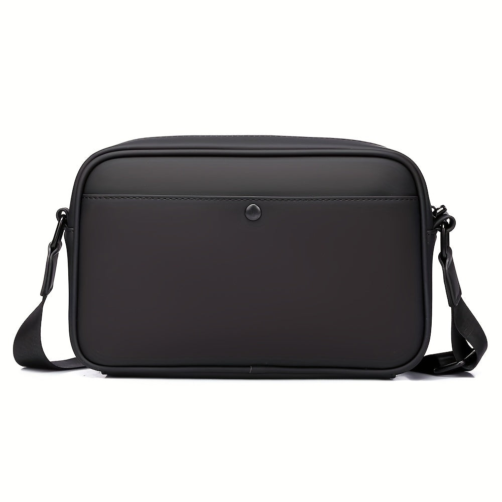 Men's Crossbody Bag with Adjustable Strap - Sleek Minimalist Purse, Spacious Interior for Everyday Commute, Formal Casual Outings - Durable Crossbody Backpack for Men
