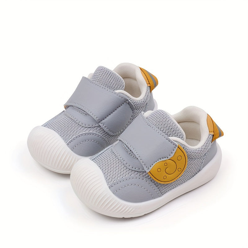 Cute Cartoon Spring And Autumn Baby Toddler Sports Shoes, Suitable For 0-2 Year Old Boys And Girls, With Soft Rubber Soles, Anti-slip And Breathable, Suitable For Boys And Girls To Wear For Outings.