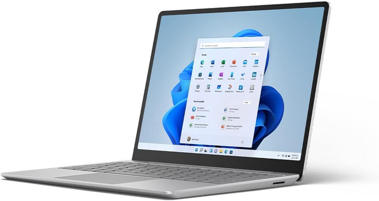 Microsoft Surface Laptop Go 2-12.4" Touchscreen - Intel Core I5 8GB Memory - 256 SSD - Platinum (Latest Model)