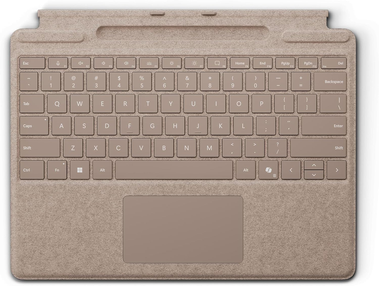 Microsoft Surface Pro Keyboard with Slim Pen 2 Bundle for Pro Copilot+ (11Th Edition), Pro 9 and Pro 8, Alcantara Material, Black